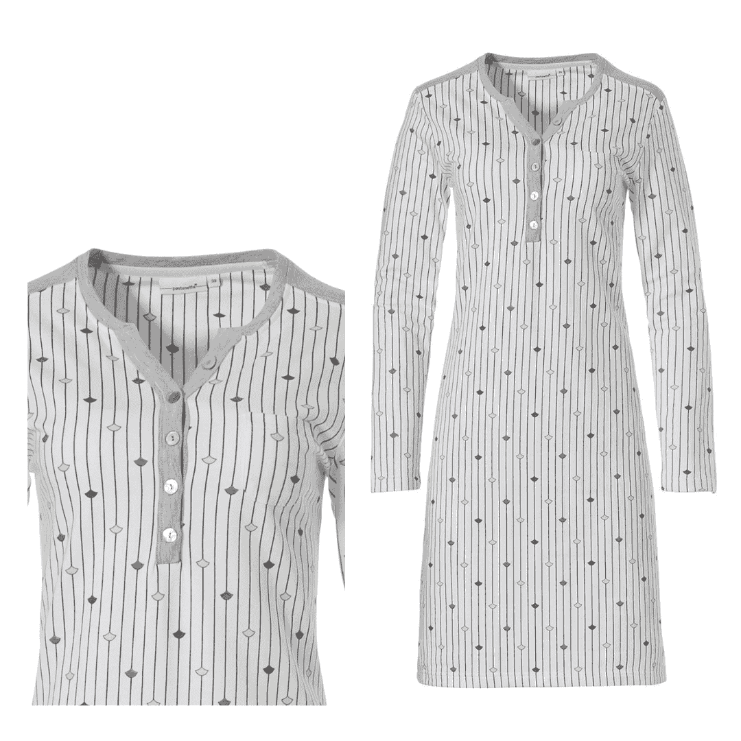 CAMICIA DA NOTTE m/l PASTUNETTE
