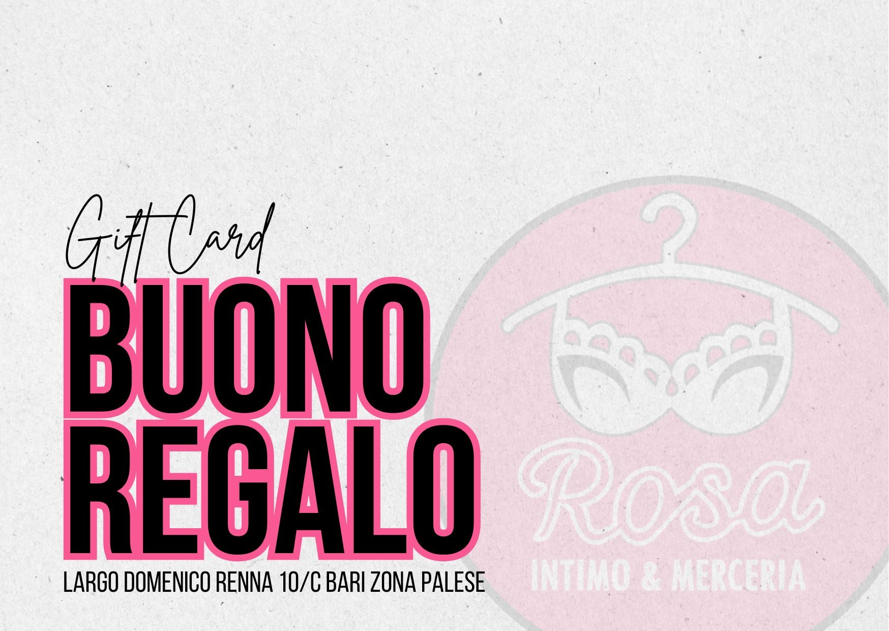 Buono Regalo Merceria Rosa